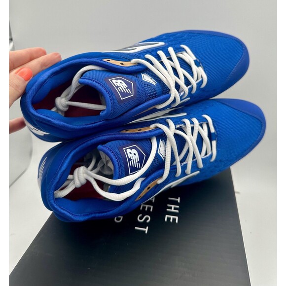 NEW New Balance Fresh Foam PL 3000 men’s blue baseball cleats US size 12.5 EU 47 - Picture 2 of 7